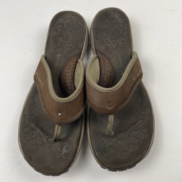 Columbia Kambi Land Sandal Women’s 8 Techlite Omni-Grip Flip Flop Thong Sport - Picture 7 of 10